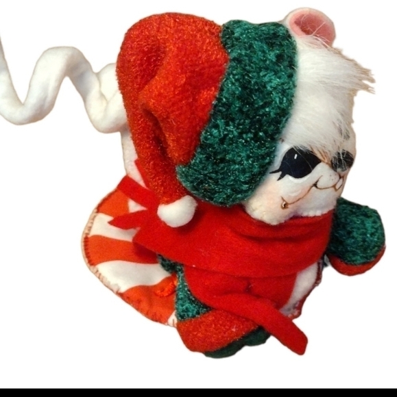 ANNALEE 2007 Sliding Mouse On Peppermint Candy - Picture 2 of 7